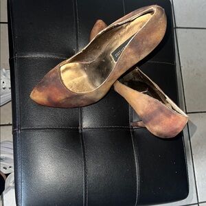 Steve Madden Brown Leather Heels Classic Design